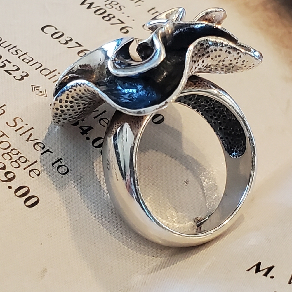 Silpada Flower Ring - Picture 4 of 12